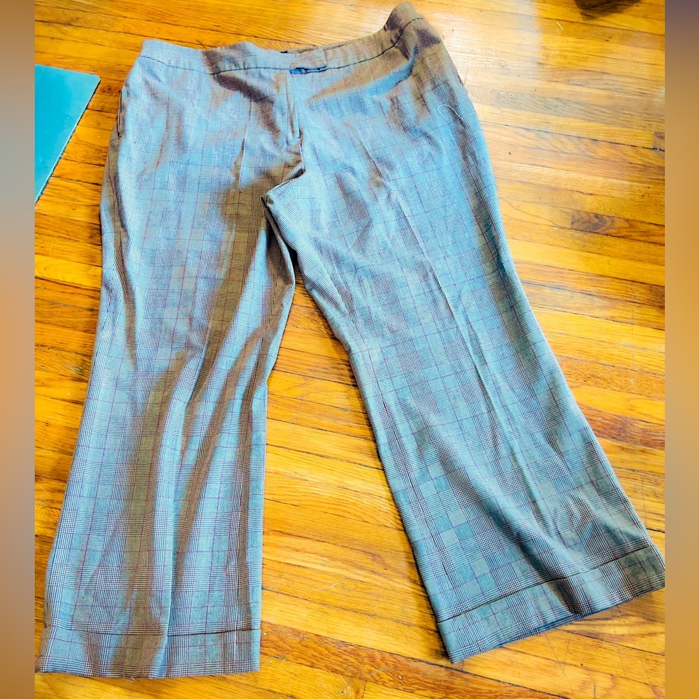 Venezia plaid (Brown, tan and red) pants